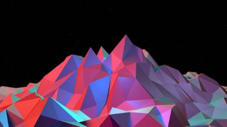 Artist Turns Canada’s Mountains into Colorful Geometric Art