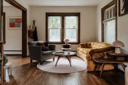 Log Cabin Living Room Ideas