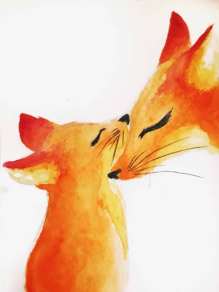 Guide to Illustrating a Fox: Sequential Watercolor Tutorial